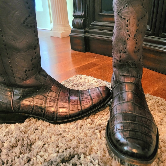 Corral Vintage Caiman Western Boots - Picture 2 of 7